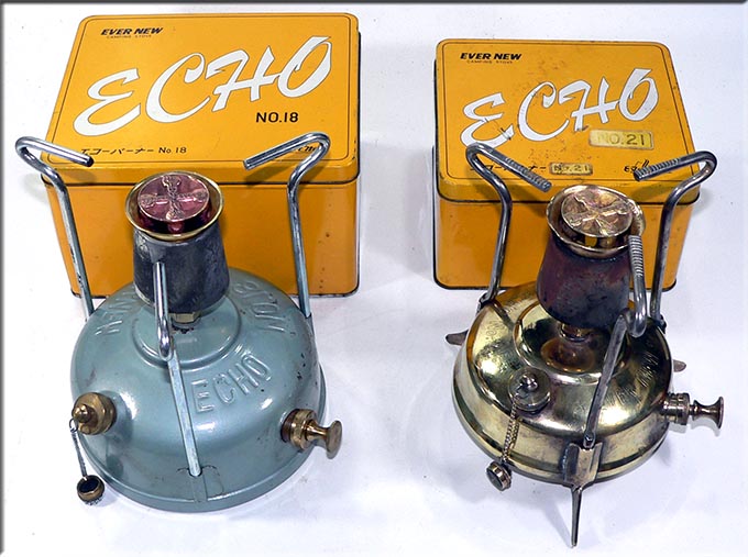 EVER NEW CAMPING STOVE echo No.18 & No.21