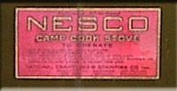 NESCO CAMP COOK STOVE