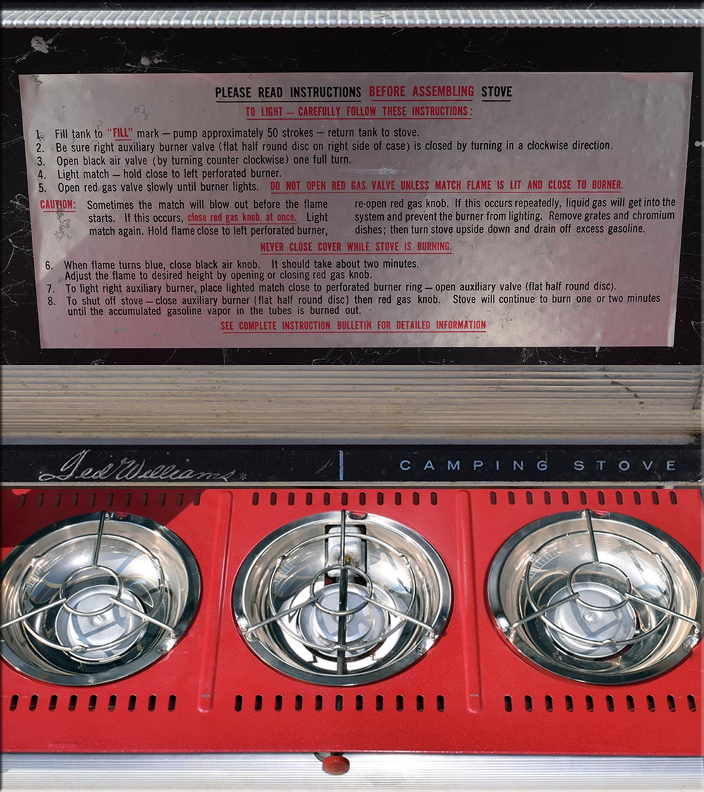 SEARS Ted Williams  CAMPING STOVE MODEL776.74242