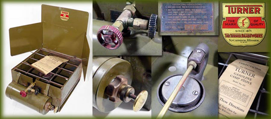 TURNER MODEL No.1111 STOVE