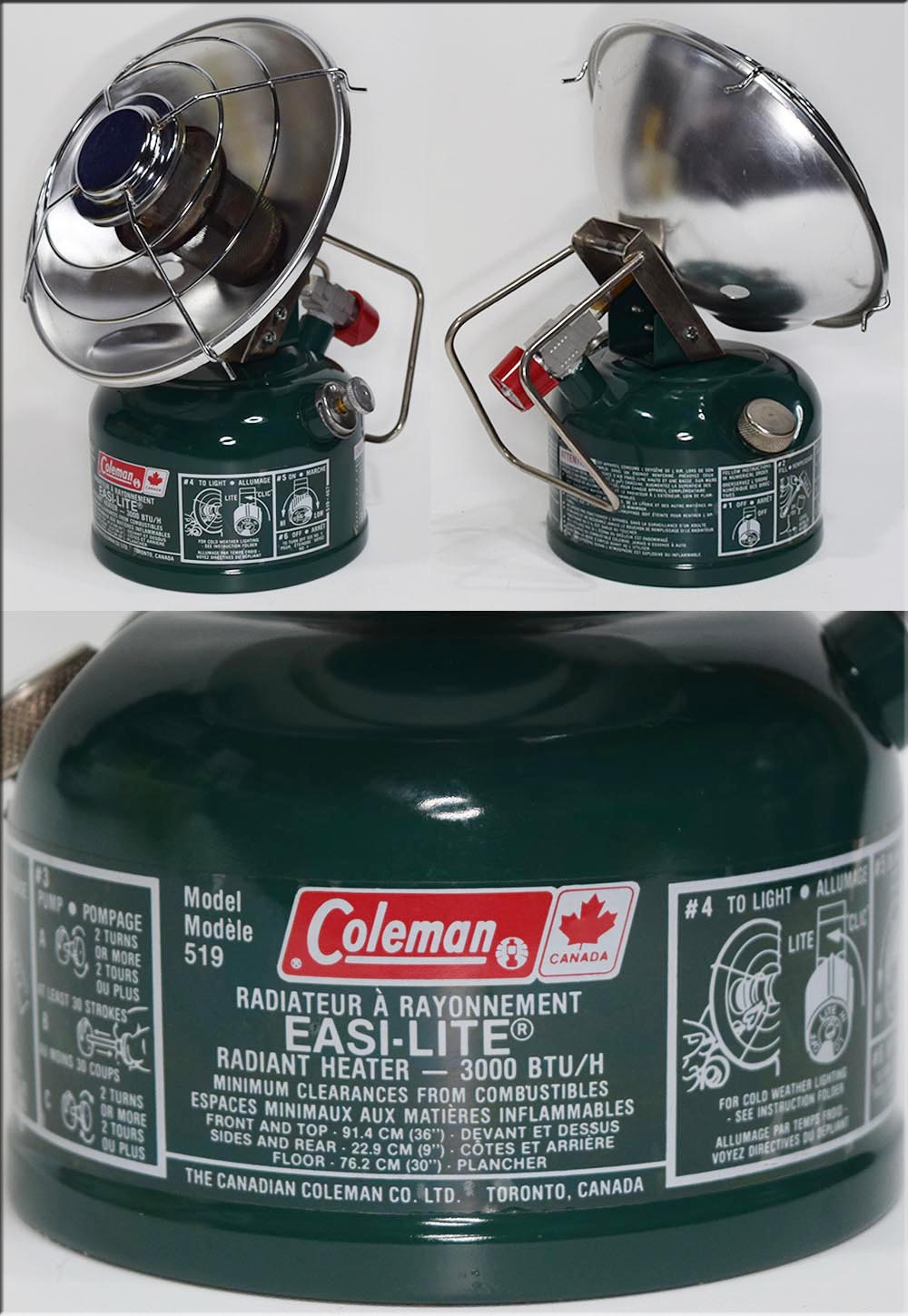 Coleman RADIAN HEATER Model 519